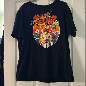 Street Fighter Black T Shirt